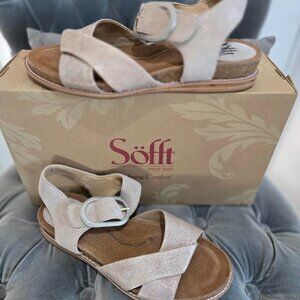 Sofft Bayo Leather Sandal Baywater Size 7